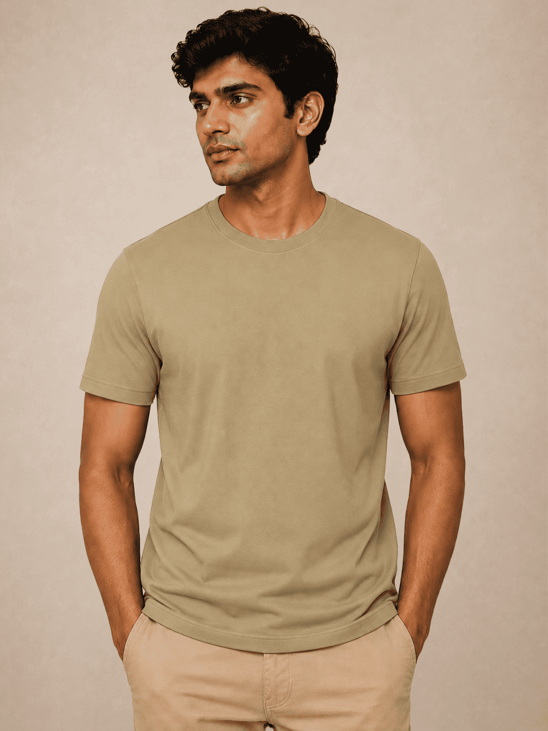 Round Neck Everyday Wear T-shirts for Men - Image 3