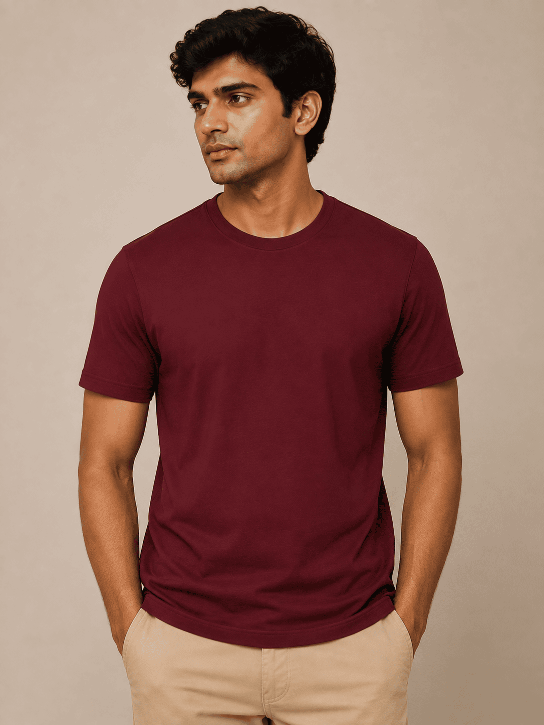 Round Neck Everyday Wear T-shirts for Men